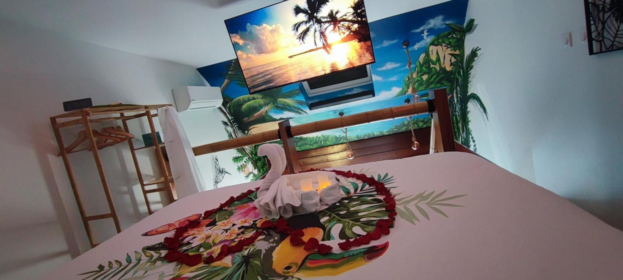 Holiday home La Kaz Rhumantique Sauna And Privatif